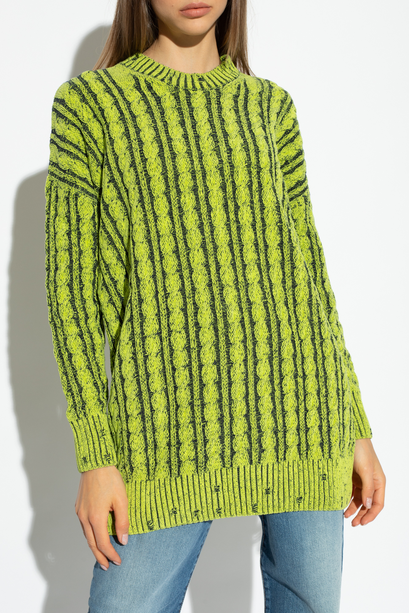 Diesel shop green sweater